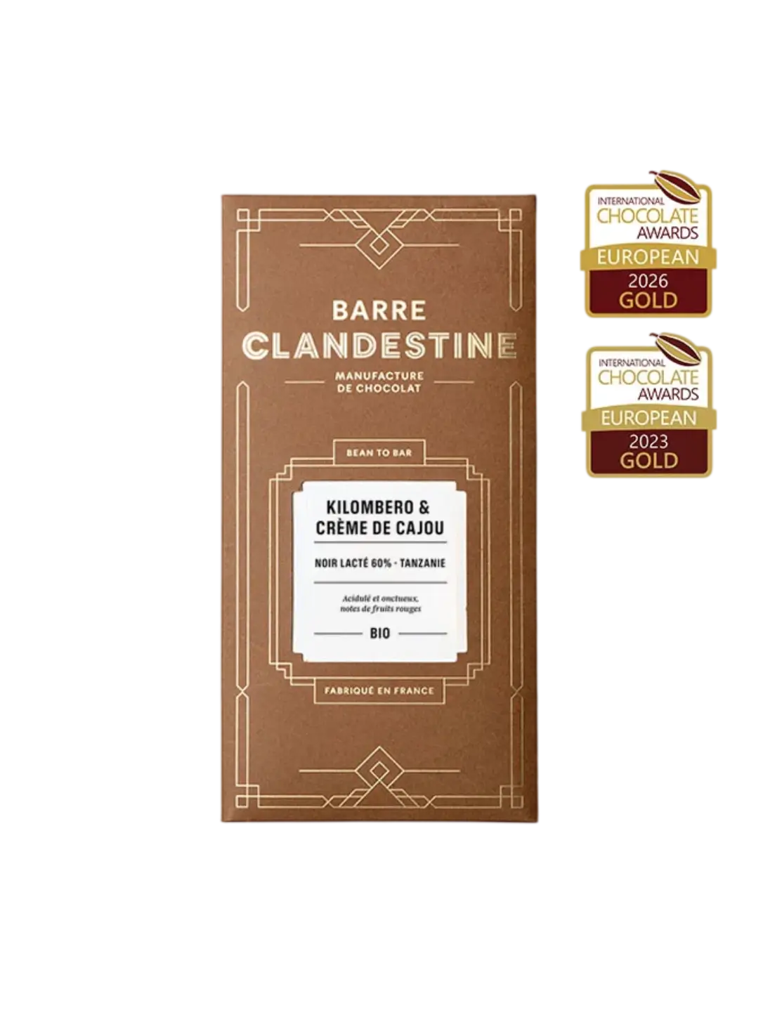 Chocolat Kilombero & crème de cajou