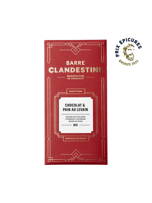 Chocolat noir et pain au levain